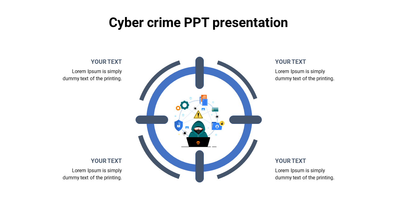 Cyber Crime PPT Presentation Template and Google Slides